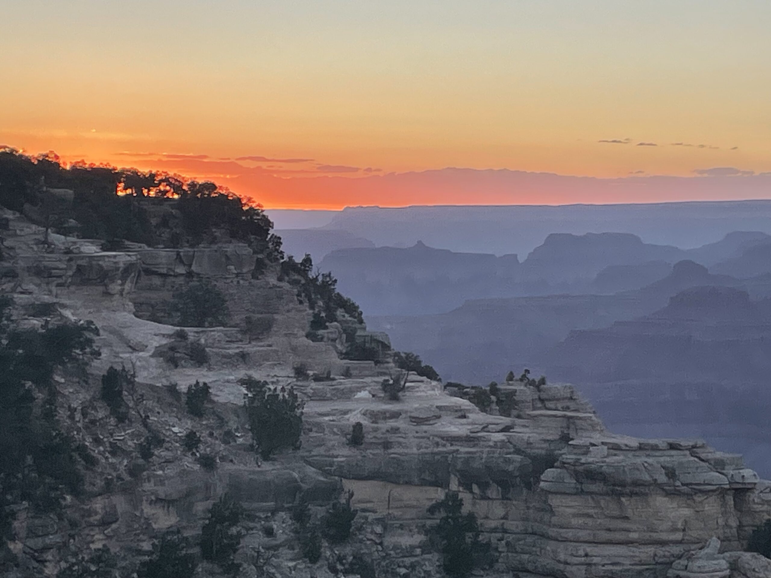 Sunset at the Grand Canyon
